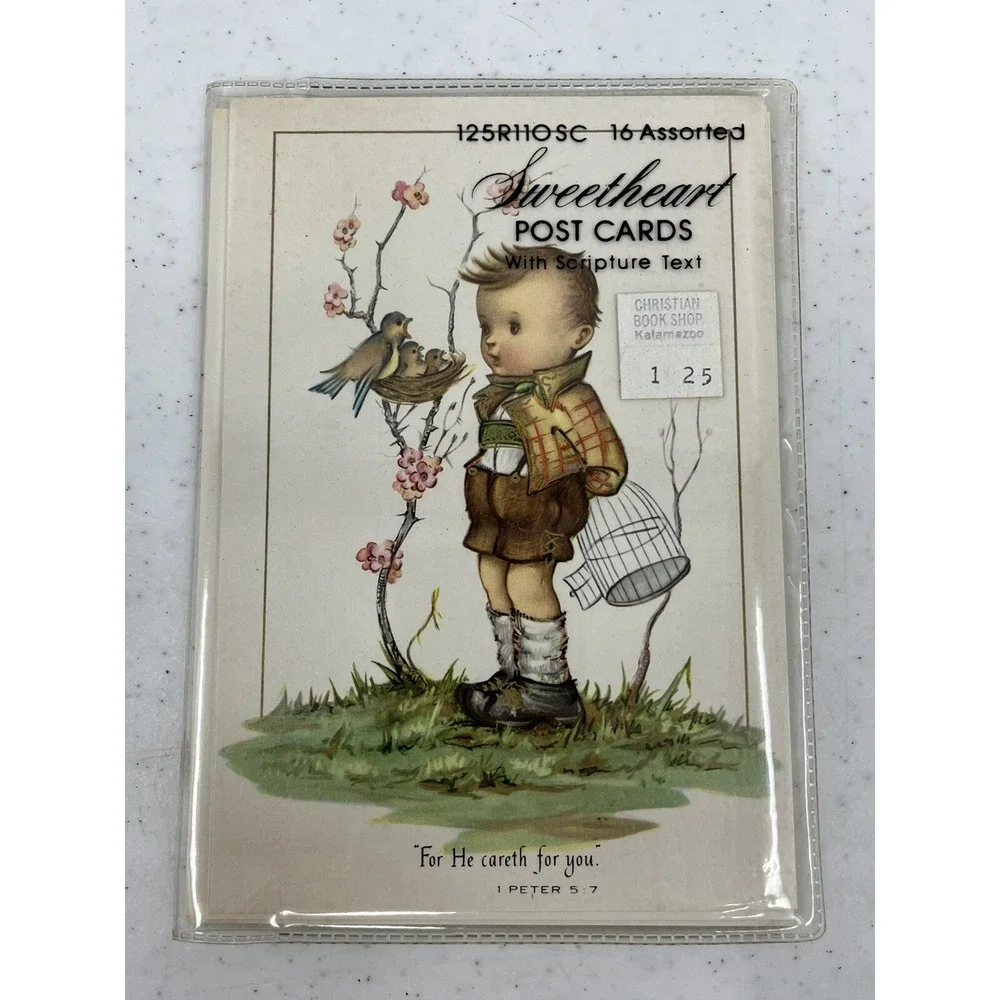 NOS Vintage Hummel Christian Greeting Cards Postcards Correspondence Lot Of 33
